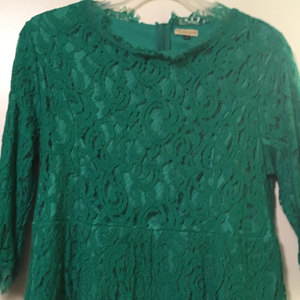 Nuggles Lace Peplum Top 3x